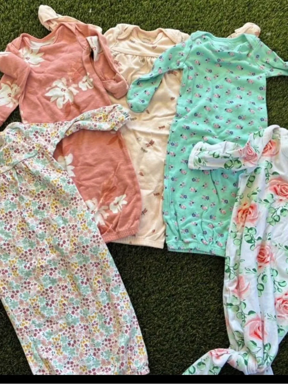 Carter's Pink and Gray Cloud Print Sleep Sack Set